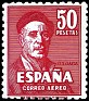 Spain - 1947 - Characters - 25 CTS - Marron - Spain, Characters - Edifil 1016 - Ignacio Zuloaga Characters - 0